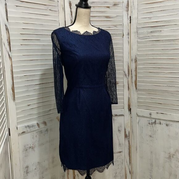 Cynthia Steffe Lace A-Line Dress - Picture 5 of 11